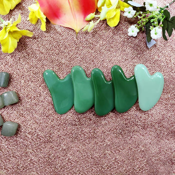 Ina Beauty Gua Sha Masaje Facial: movimiento suave para relajar tensiones y mejorar circulacion