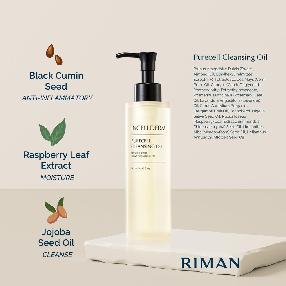 INCELLDERM PureCell texture légère, expérience de nettoyage sans tiraillement.