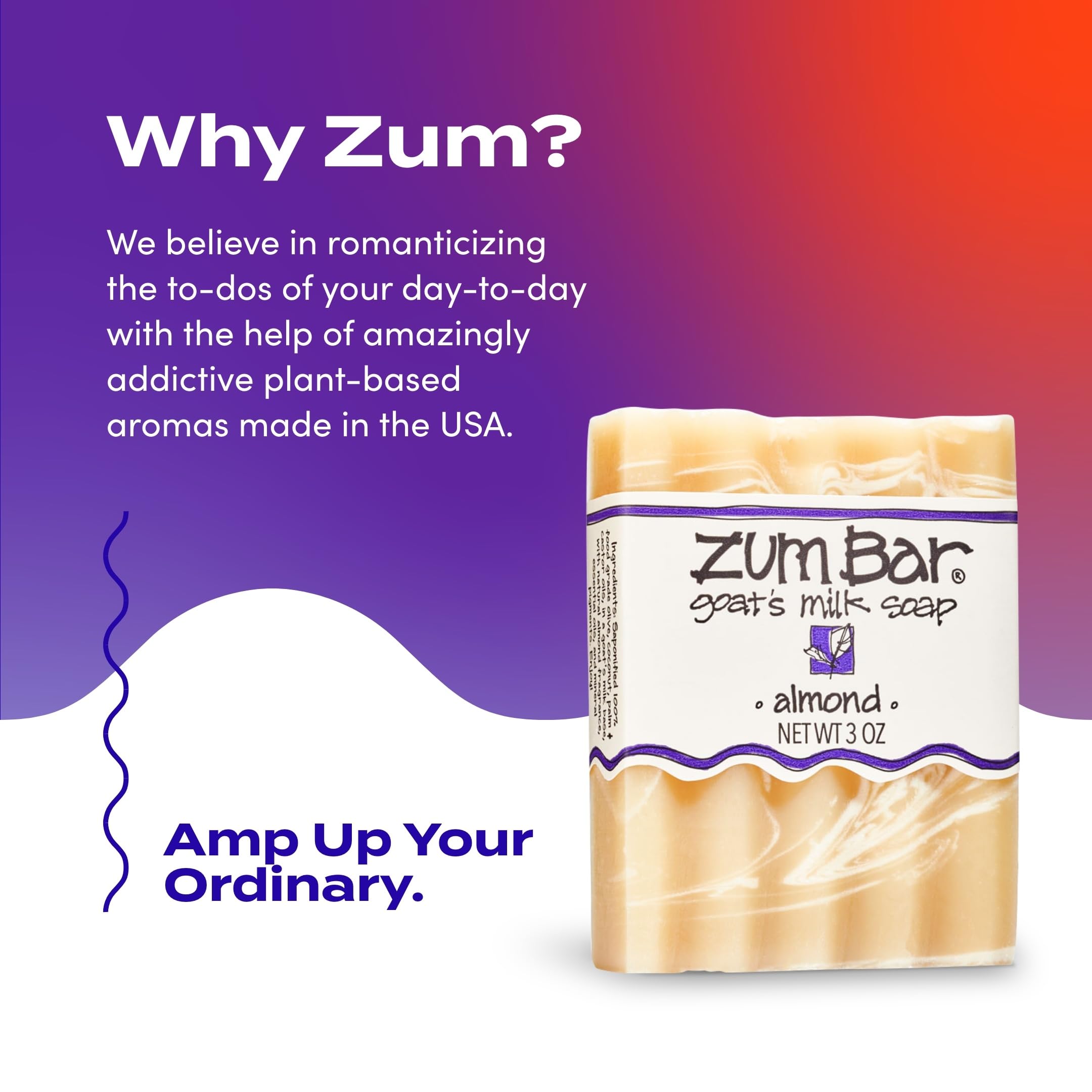 Indigo Wild Zum Jabón Leche de Cabra Almendra, textura suave para manos.