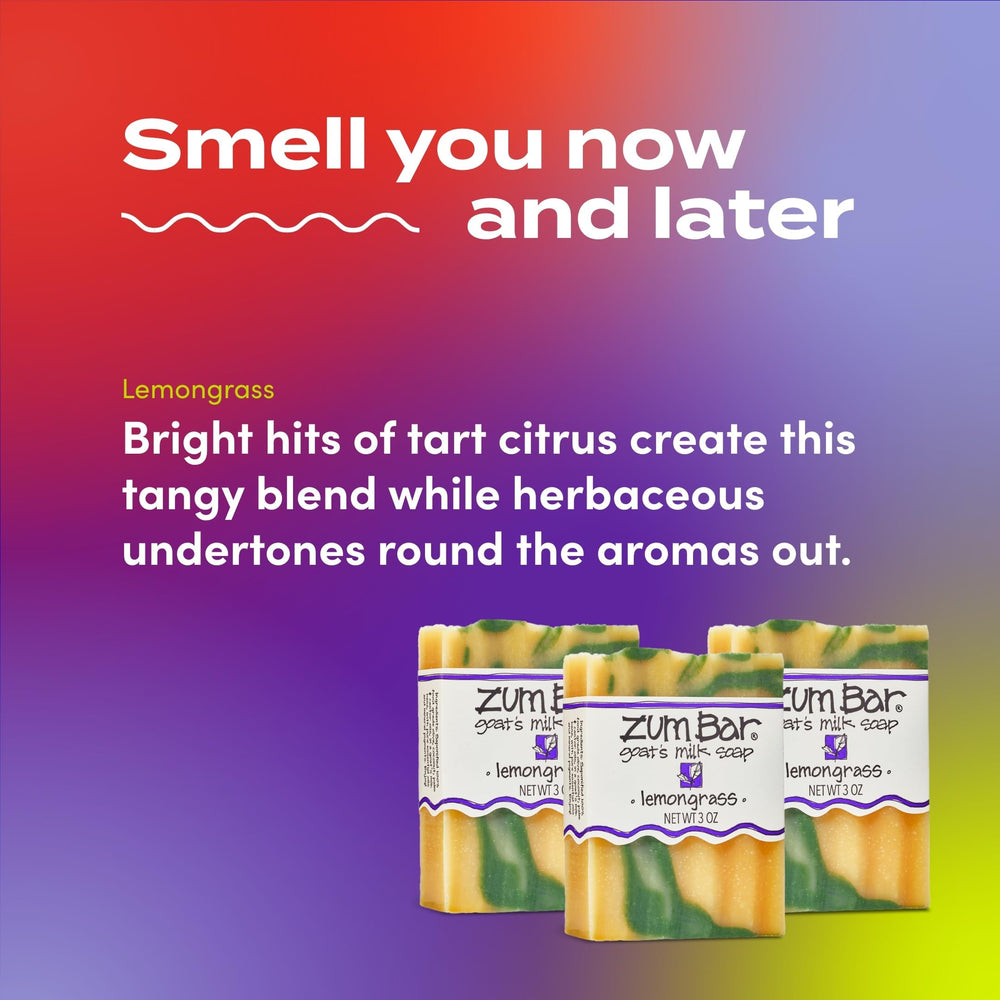 Indigo Wild Zum barra natural con aceites vegetales para uso diario y piel nutrida.