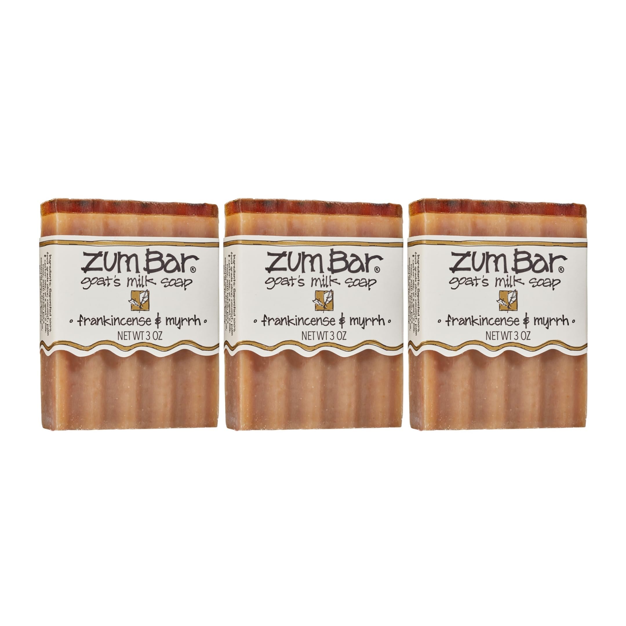 Indigo Wild Zum jabón de leche de cabra para manos y cuerpo con incienso y mirra