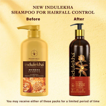 INDULEKHA Bringha champú nutre y aporta brillo al cabello