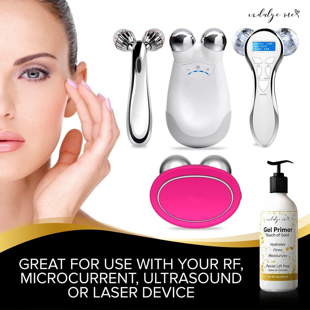 Aplicación facial del Gel Conductivo facilita el tratamiento en casa