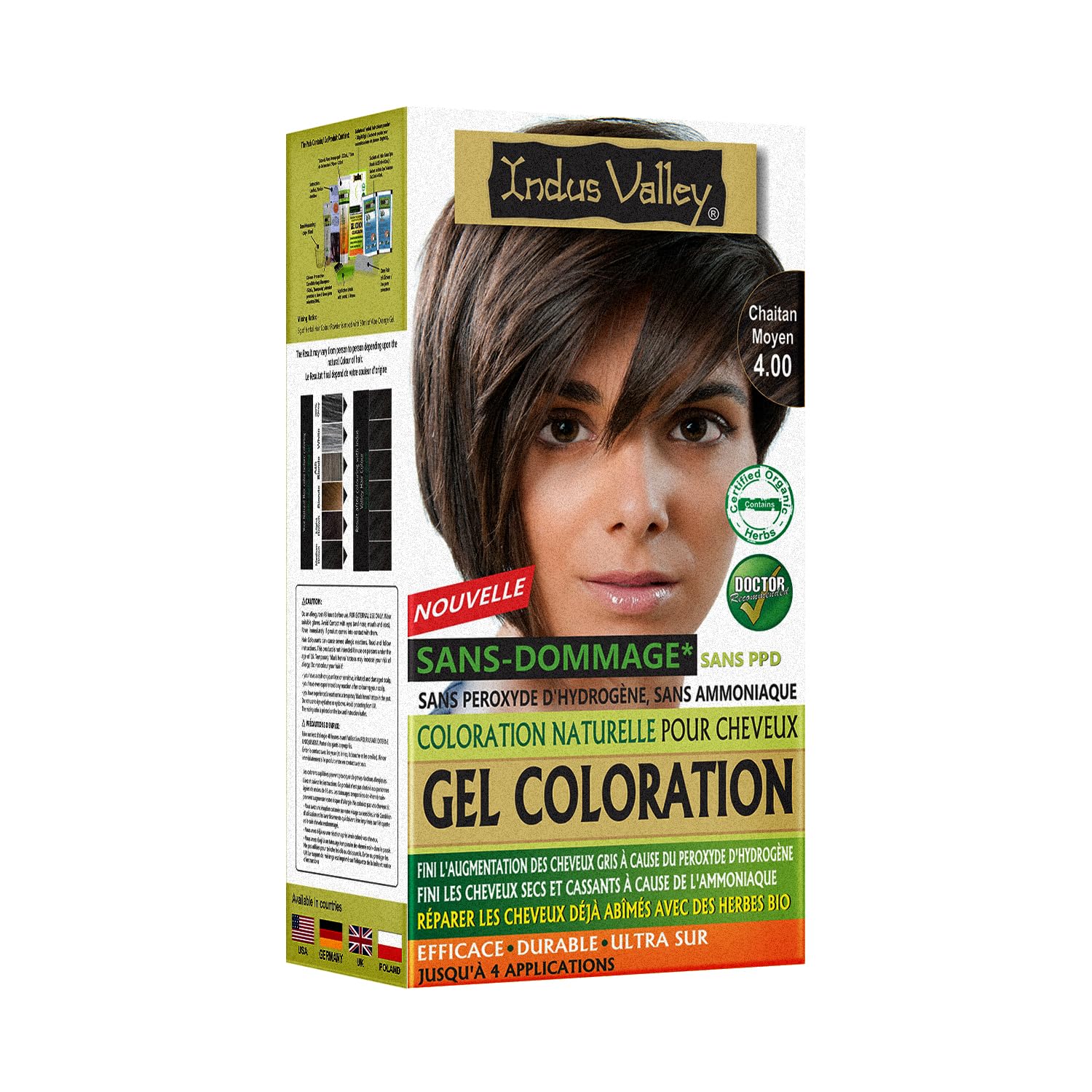 INDUS VALLEY Coloración gel lista en 35 minutos