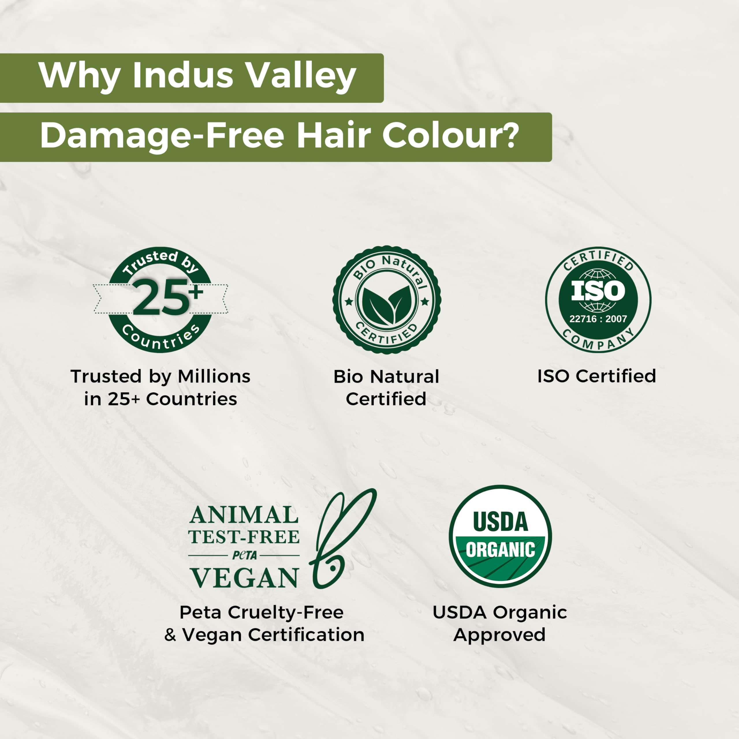 INDUS VALLEY Coloración gel aplicación fácil en casa