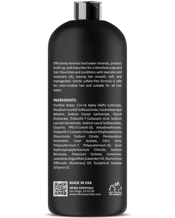 Infina Essentials textura capilar tras lavado con brillo natural.