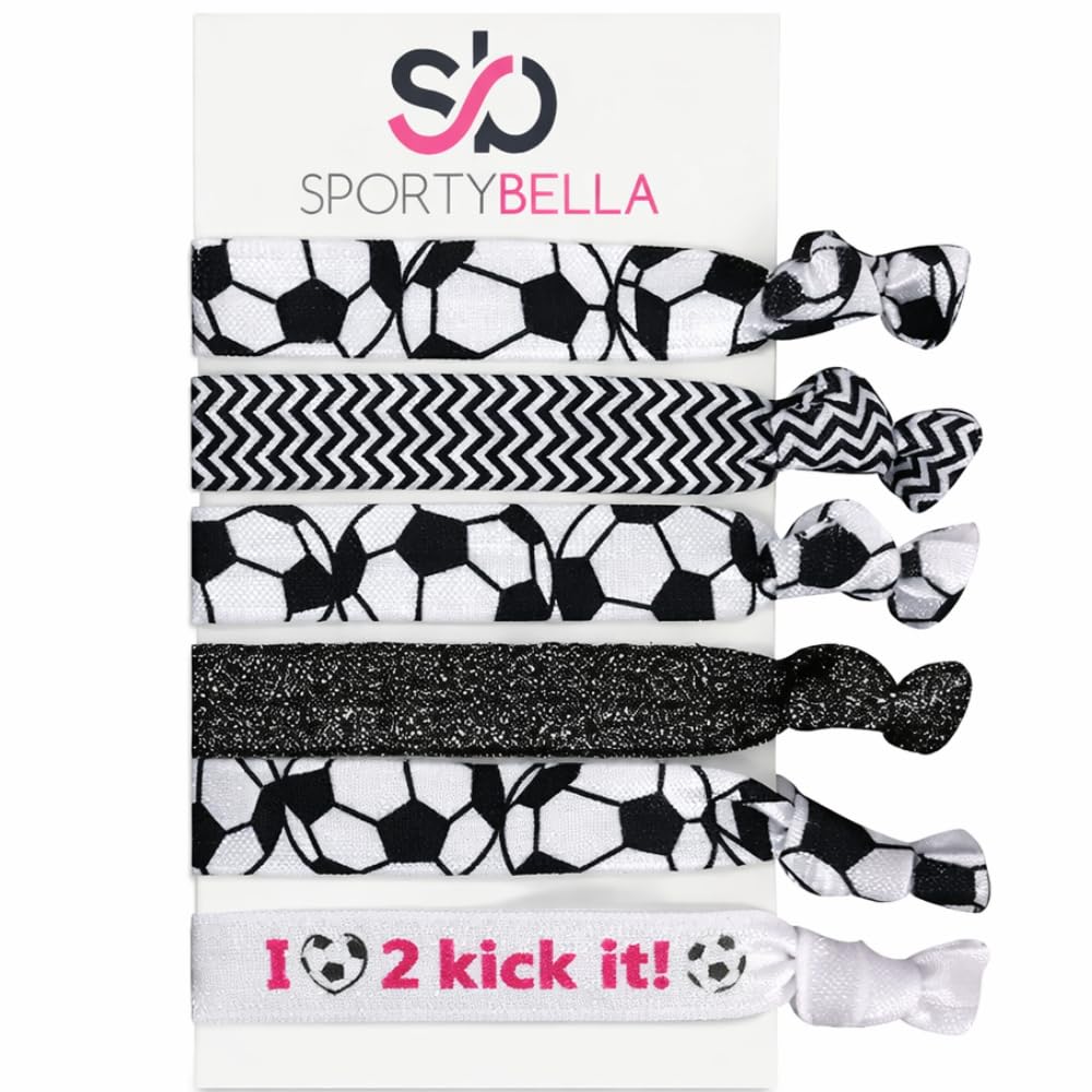 Infinity Collection SportyBella gomas pelo sin arrugas para fútbol, comodidad durante el juego.