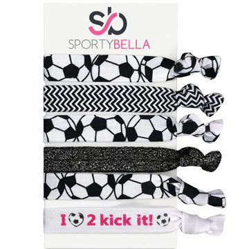 Infinity Collection SportyBella gomas pelo sin arrugas para fútbol, comodidad durante el juego.