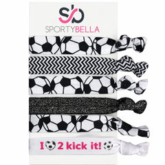 Infinity Collection SportyBella gomas pelo sin arrugas para fútbol, comodidad durante el juego.