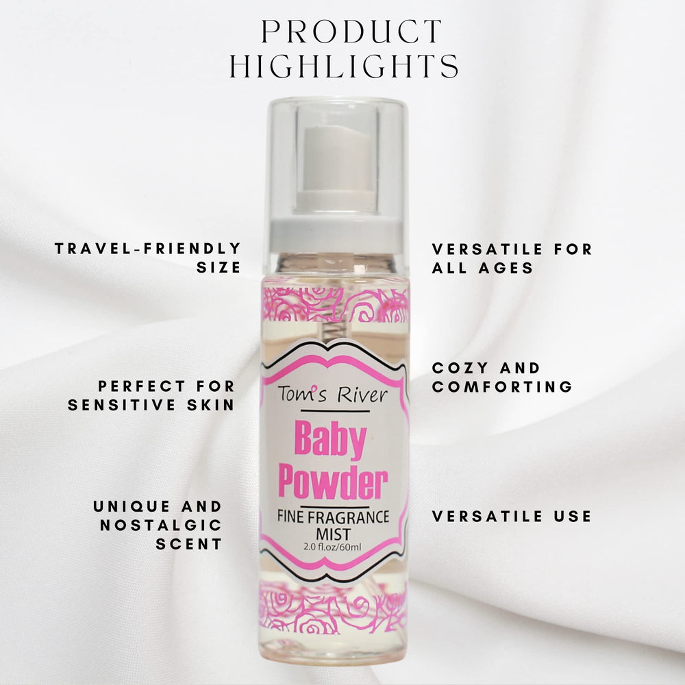 Infinix Baby Powder Bruma, spray portátil para uso rápido y discreto en cualquier lugar.