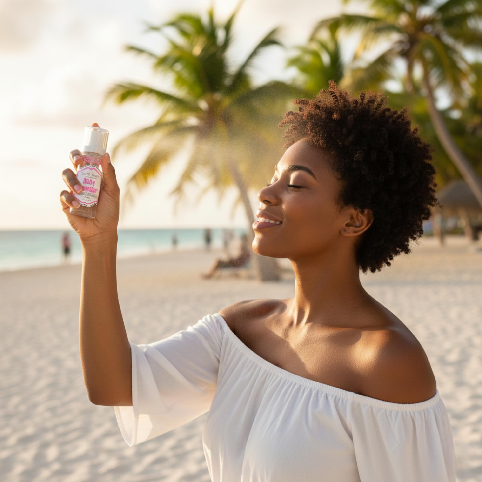 Infinix Baby Powder Bruma, uso unisex para ambos sexos con sensación suave.