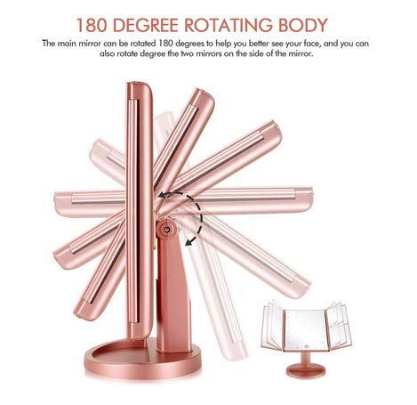 Infitrans espejo portátil para viaje, ideal para retoques en cualquier lugar.