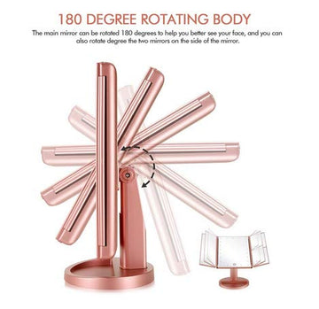 Infitrans espejo portátil para viaje, ideal para retoques en cualquier lugar.