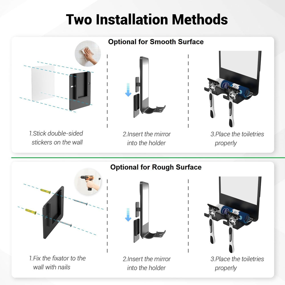 Infitrans Instalación adhesiva para superficies lisas como vidrio y azulejos.
