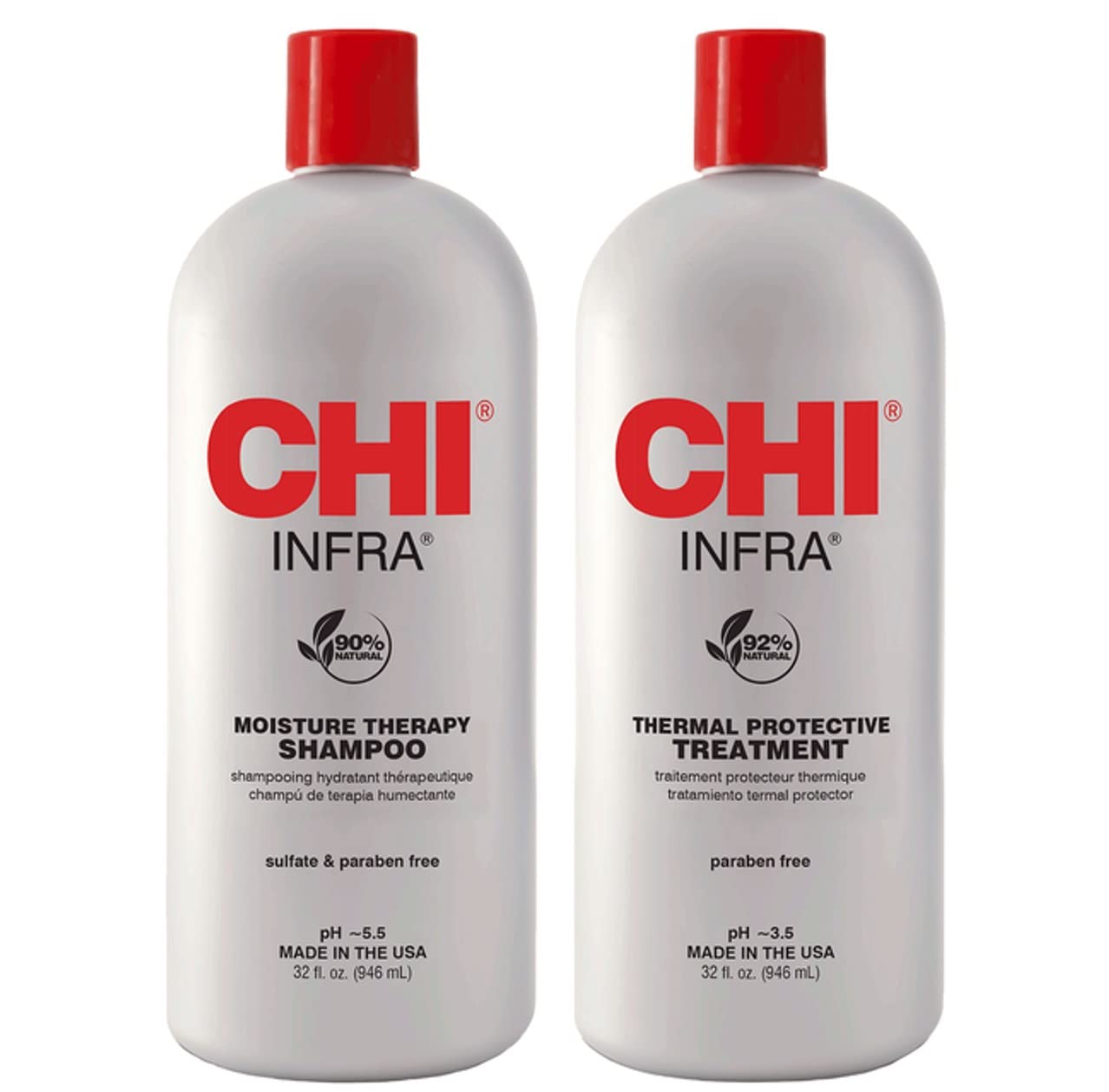 INFRA traitement – bouteille-nourrissant, soin ciblé pour cheveux forts et souples.