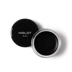 Delineador gel Inglot AMC, empaque compacto para retoques rápidos durante el día.