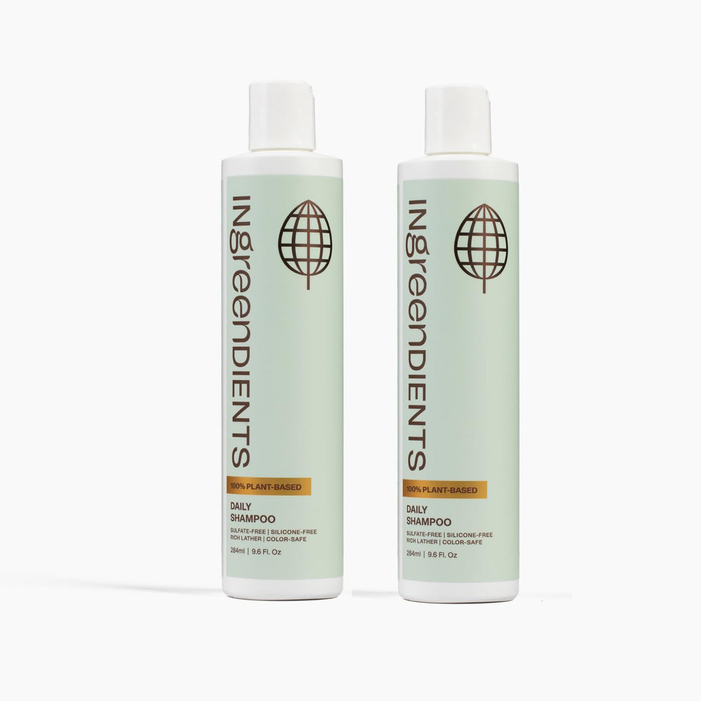 Ingreendients shampoo vegan sin sulfatos, limpieza suave para cabello y cuero cabelludo