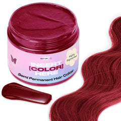 INH color semi permanente Rojo Rubí en botella para uso cómodo en casa.