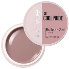 IN.HYPE Camouflage Builder Gel envase nude para construcción de uñas.