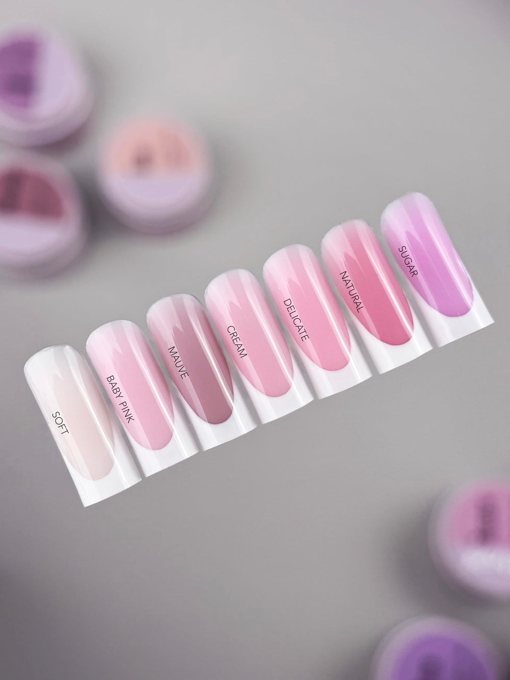 IN.HYPE Gel escultor rosa natural, textura media, auto nivelable para modelado preciso.