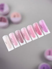 IN.HYPE Gel escultor rosa natural, textura media, auto nivelable para modelado preciso.