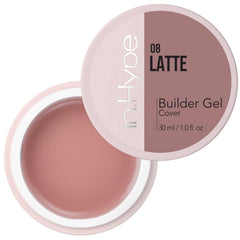 IN.HYPE UV Builder Gel Latte 10 — bouteille élégante prête pour des extensions durables