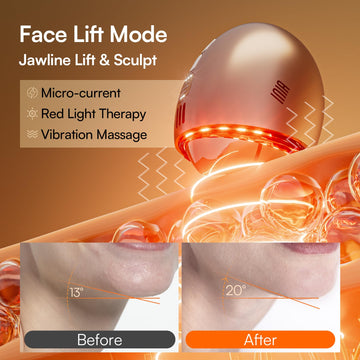 INIA 7-en-1 microcorriente y contorno facial para definición