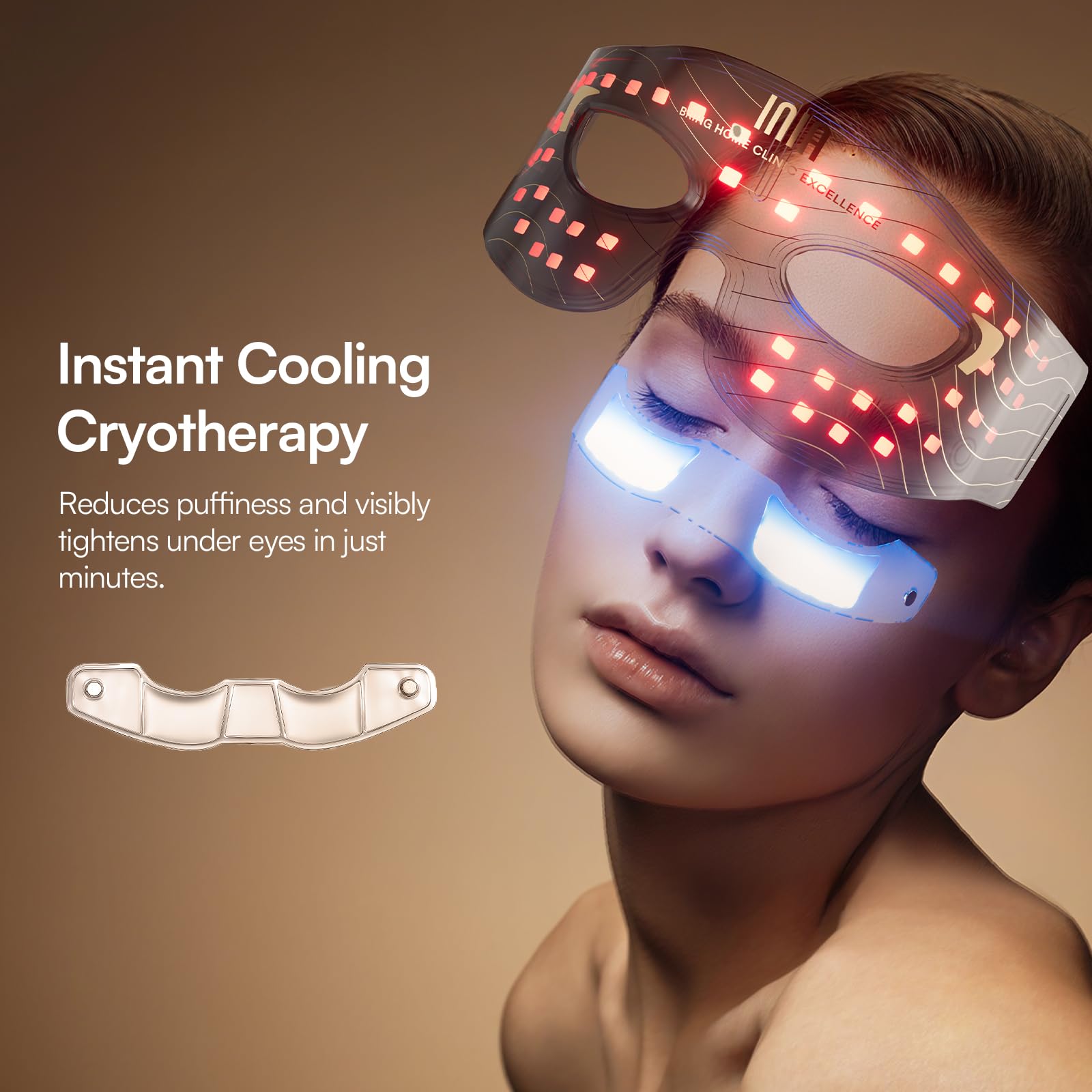 Conception ergonomique INIA, masque confortable pour des sessions régulières.