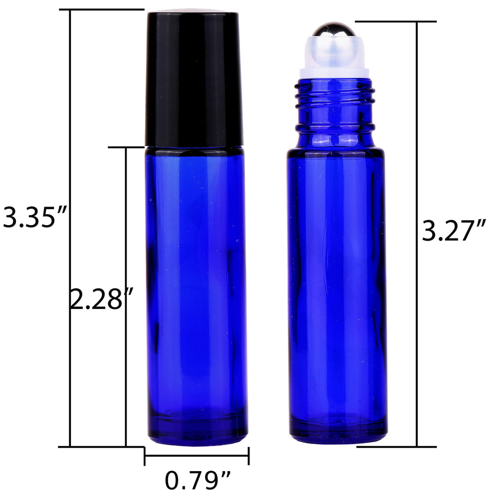 Set completo de 4 botellas rodillo para viajar.