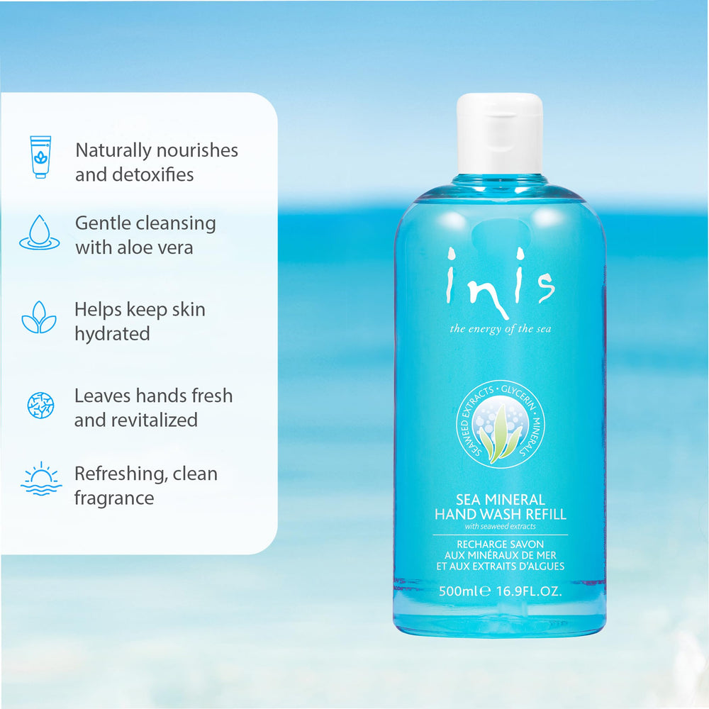 Inis la Energía del Mar: aroma marino que anima el baño.