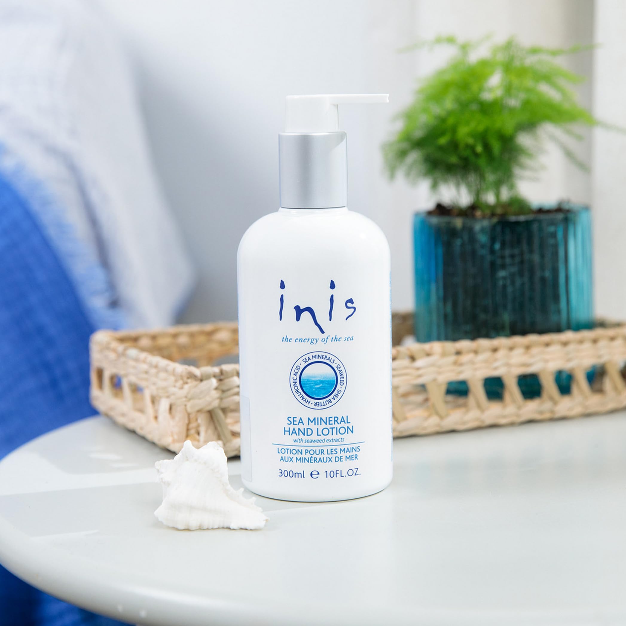 Inis crema de manos, absorción rápida para uso diario.