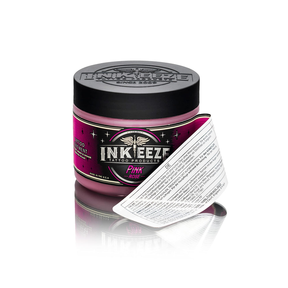 Aceites esenciales en INK-EEZE para el cuidado del tatuaje