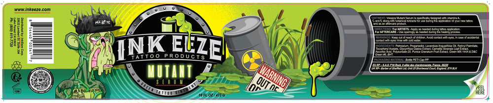INK-EEZE Mutant Serum edición limitada, ideal para coleccionistas y uso diario.