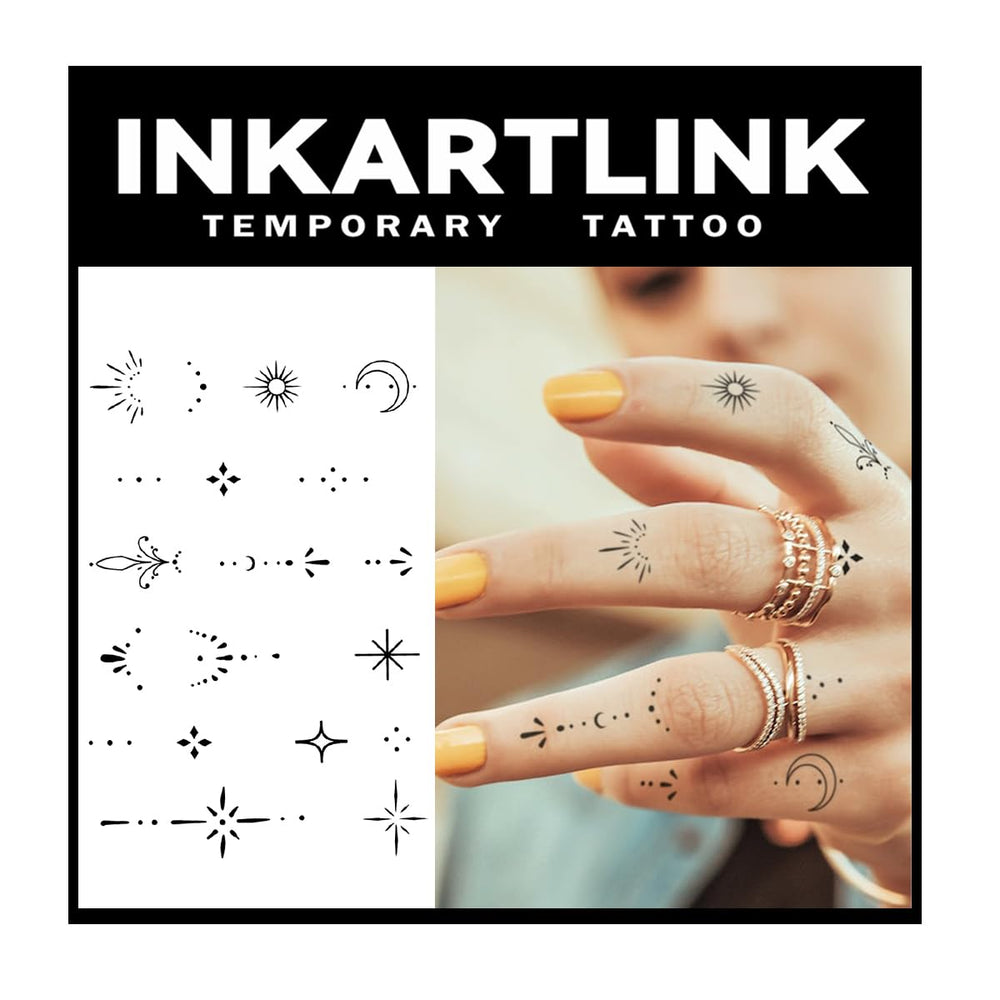 INKARTLINK tatuaje-tec hojas medianas, duradero 1-2 semanas para uso diario.