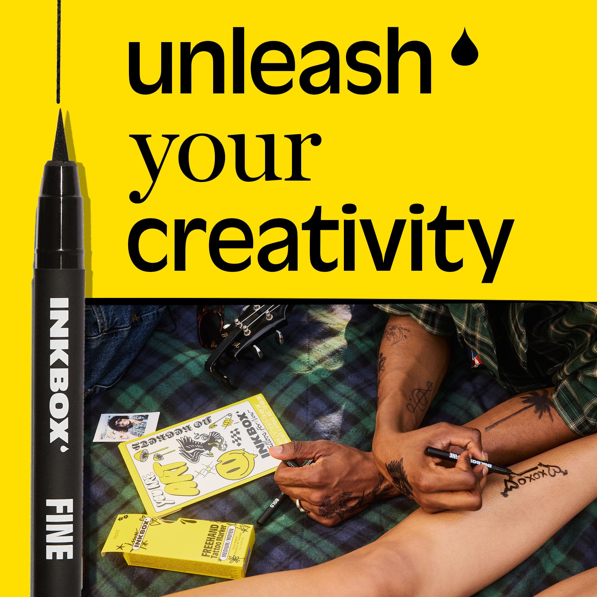 Inkbox marcador fácil de usar para crear diseños de tatuajes temporales