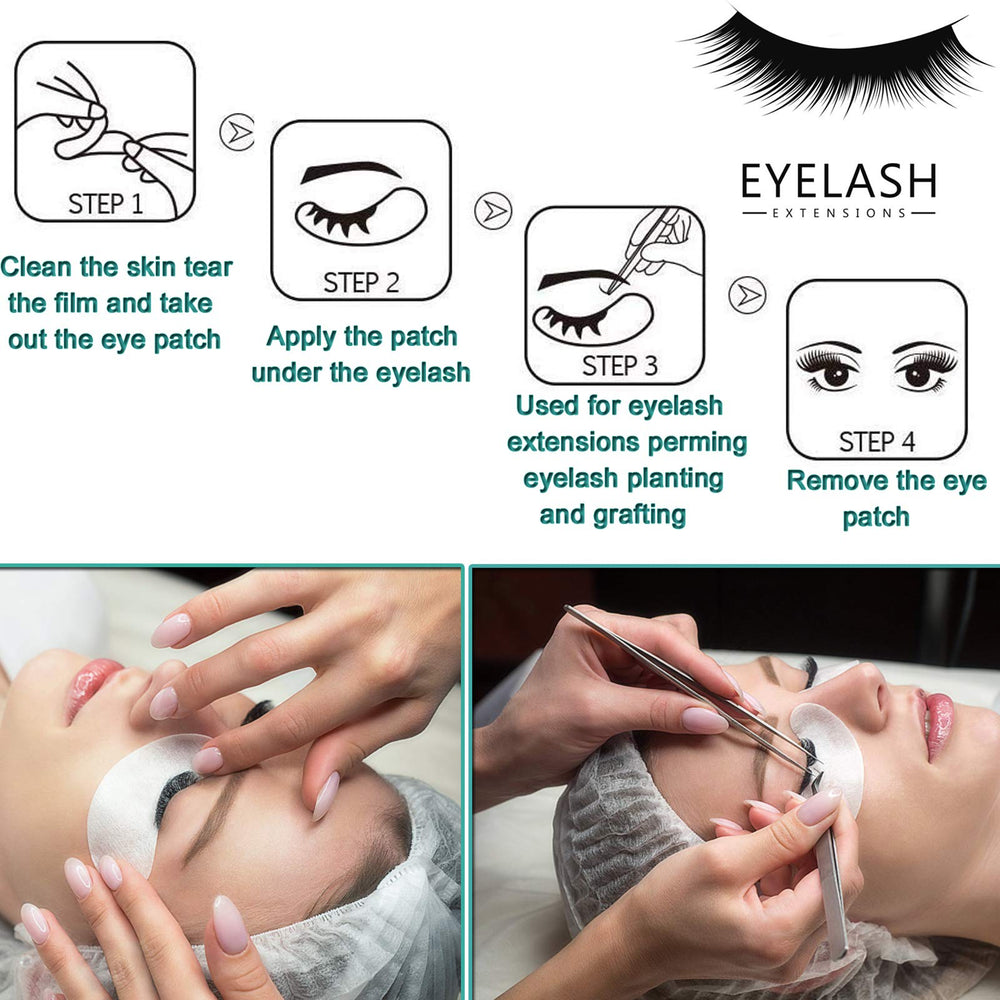 INKEL parches oculares gel para pestañas, fijan la aplicación con comodidad.