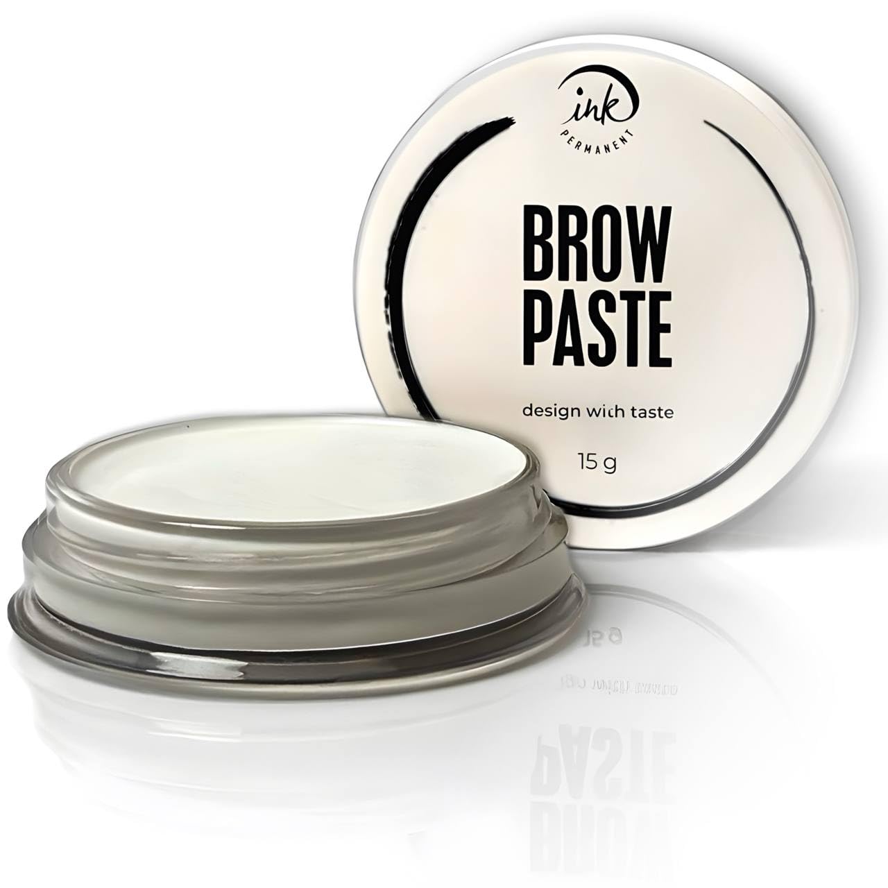Ink Permanent pasta dibujo cejas blanco 15g para mapear cejas con precisión