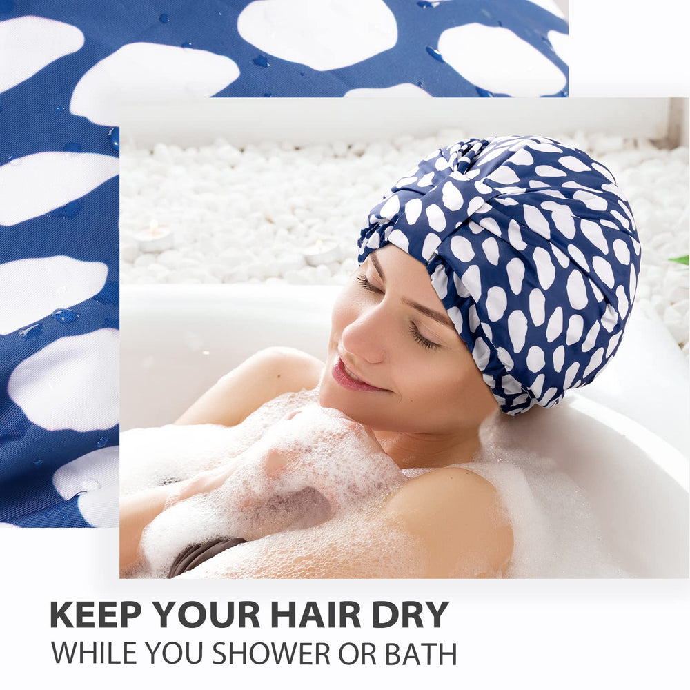 INNELO Gorro de ducha ligero para viajar, ideal para maletas y hoteles.