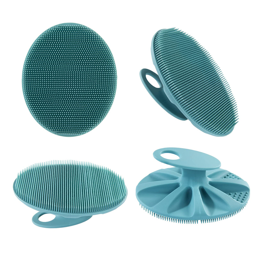 INNERNEED brush delivers gentle massage and exfoliation during shower.
