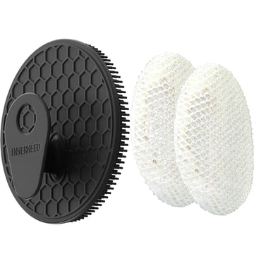 INNERNEED cepillo corporal de silicona suave para exfoliación suave y limpieza profunda