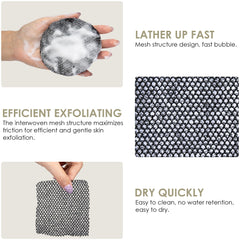 InnerNeed estuche negro para brocha de silicona, almacenamiento práctico.