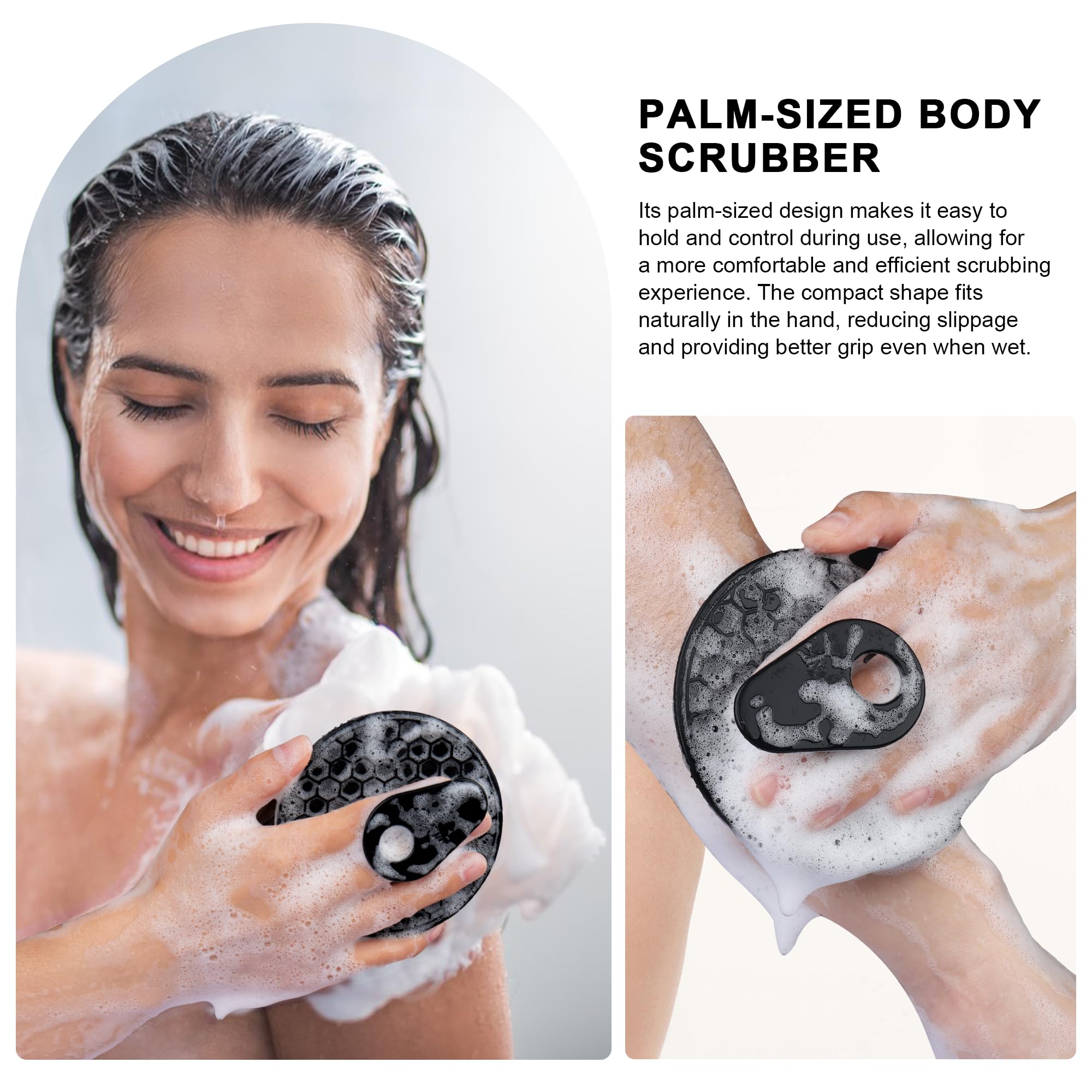 INNERNEED exfoliante de silicona con textura densa para poros
