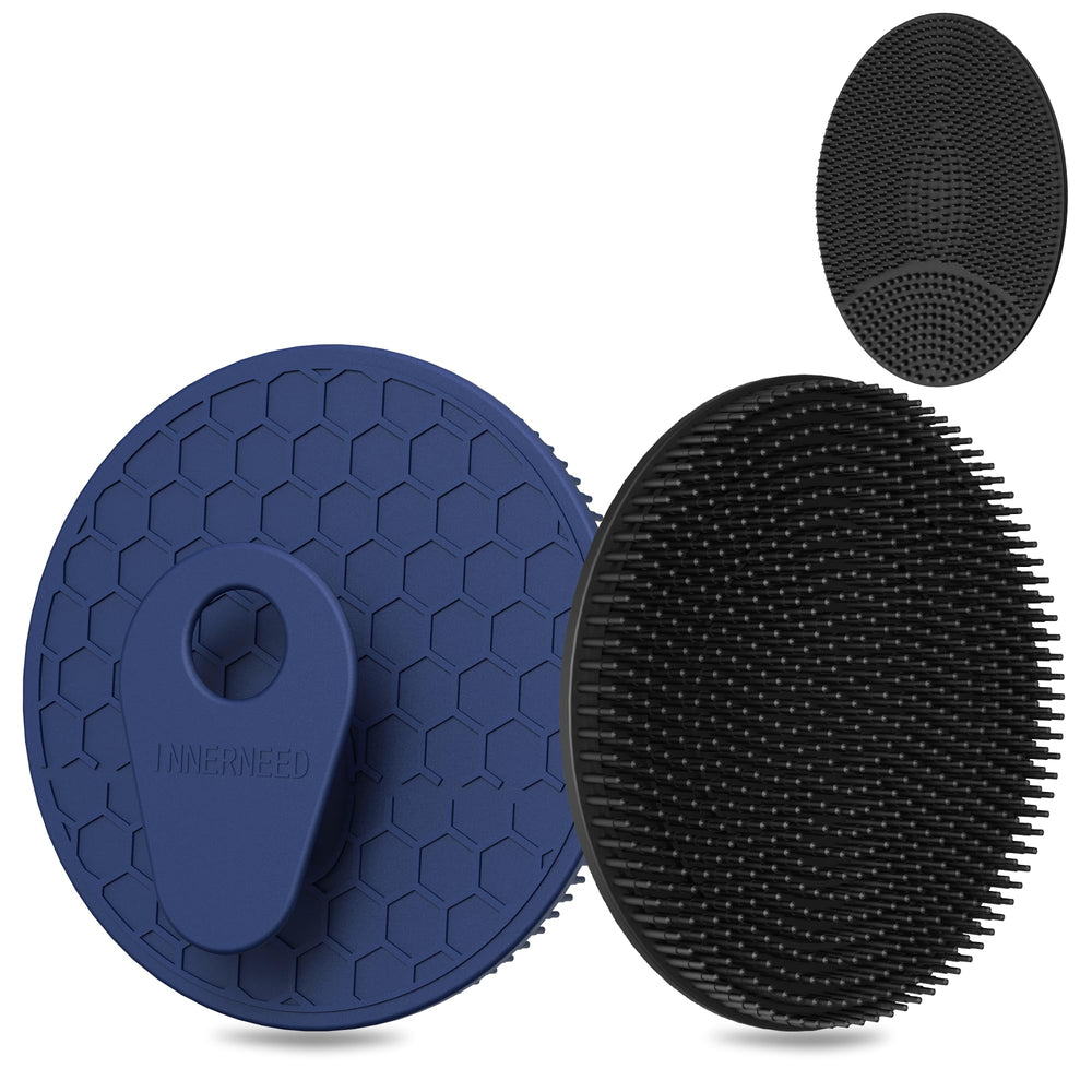 INNERNEED exfoliante de silicona suave en la mano para exfoliación diaria