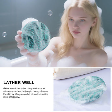 INNERNEED lavado fácil, silicona no porosa, versión verde oscuro y rosa.