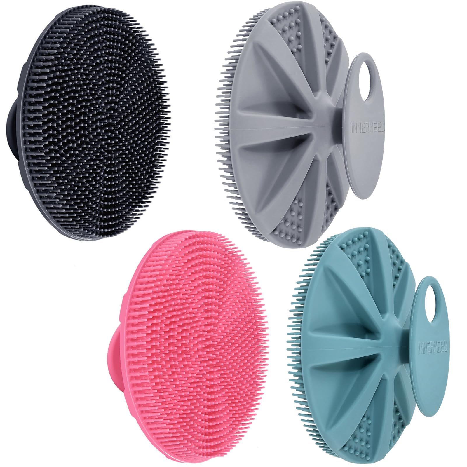INNERNEED uso en ducha silicona suave para una limpieza rápida y eficaz.