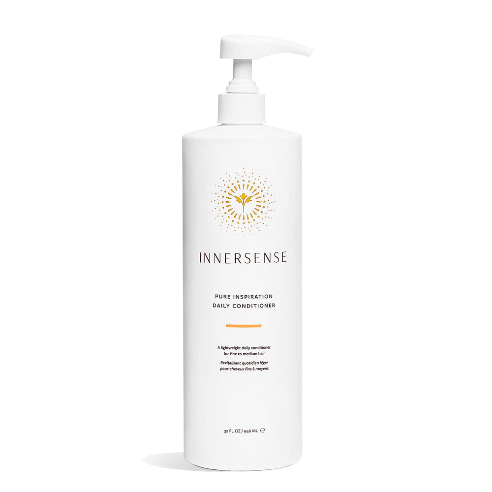 INNERSENSE acondicionador diario orgánico en botella para hidratación suave.