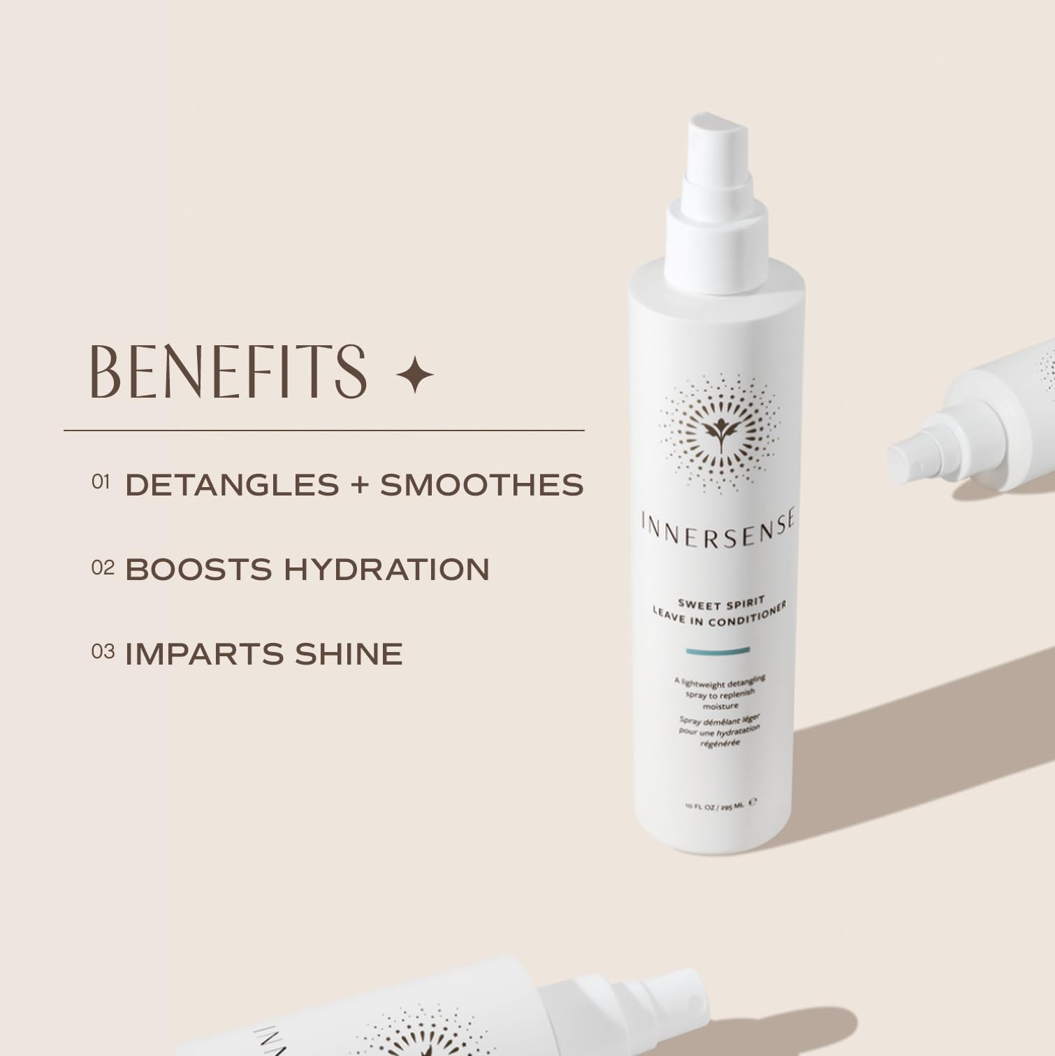 INNERSENSE Acondicionador sin enjuague da brillo natural y manejabilidad