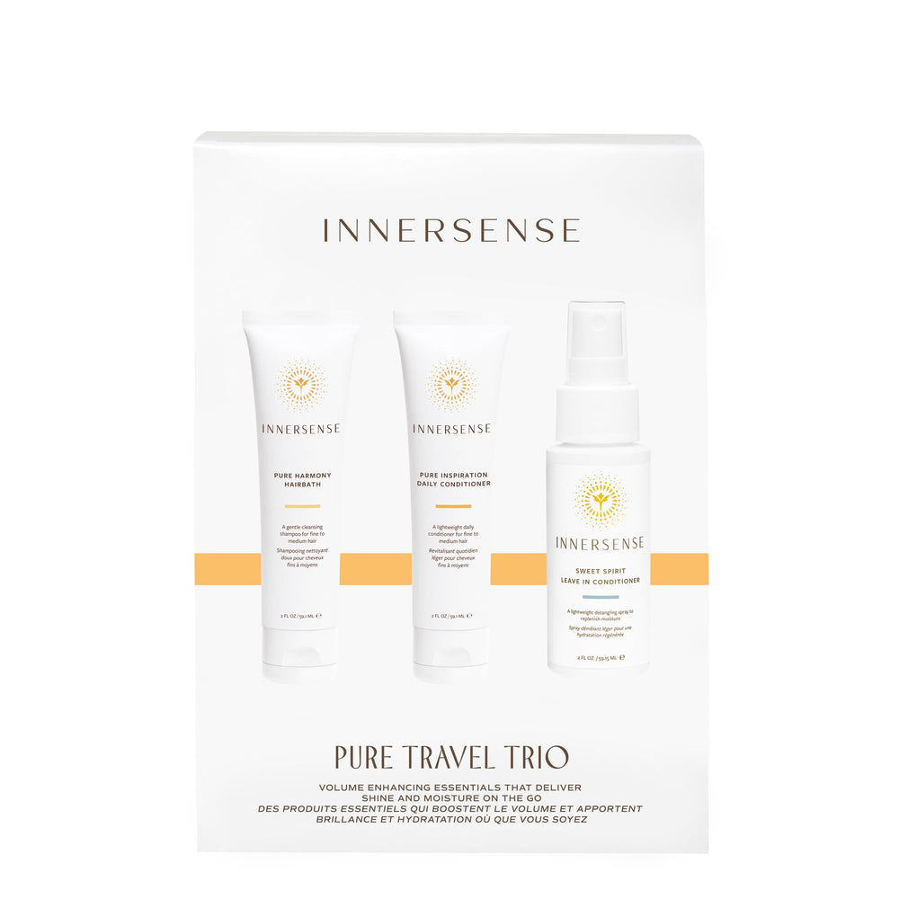 El envase variado INNERSENSE para viaje permite llevarlo con comodidad.