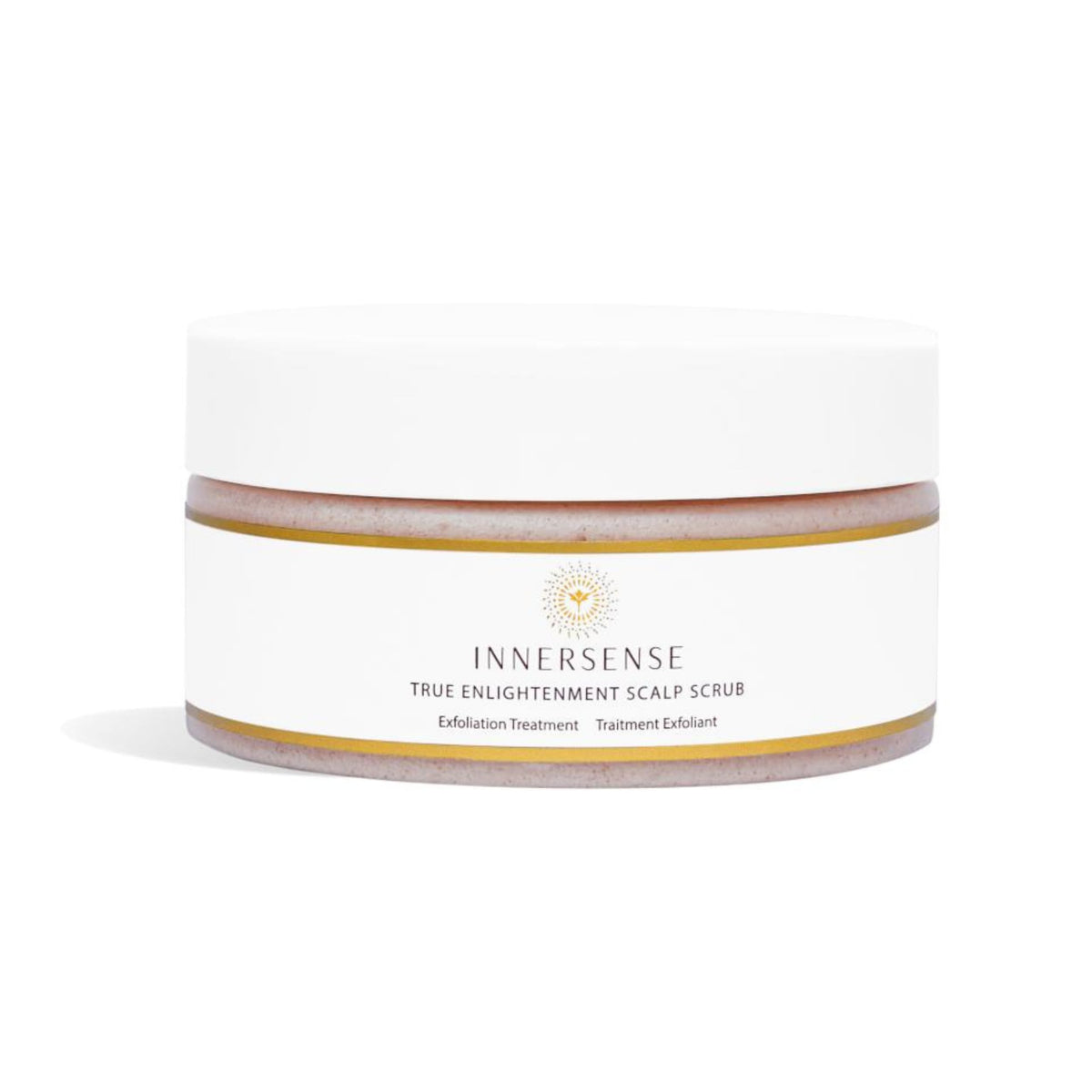 INNERSENSE Exfoliante Capilar Iluminación Verdadera en botella lista para uso diario.