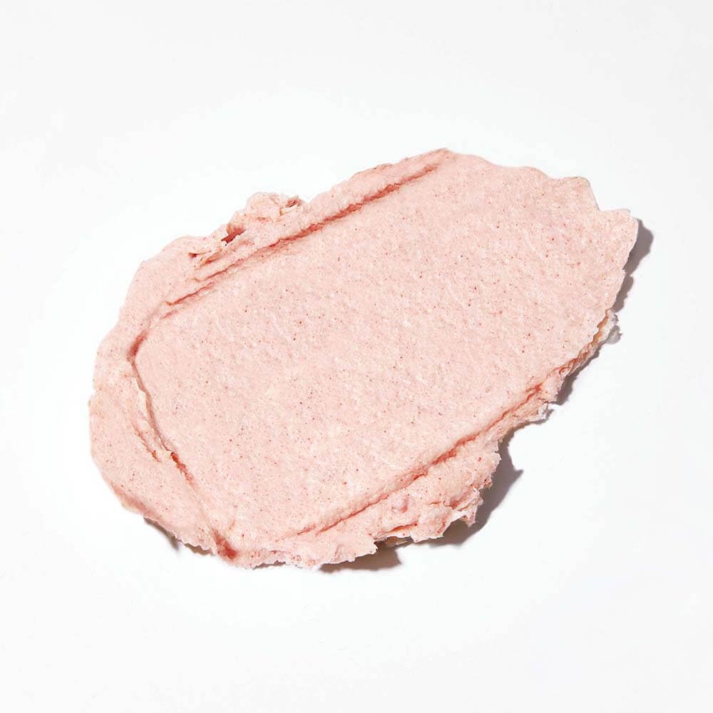 Textura de gránulos exfoliantes de INNERSENSE para purificar el cuero cabelludo.